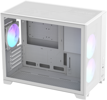 Formula V Line Case Blanco 3 Ventiladores ARGB, G6 Plus AR