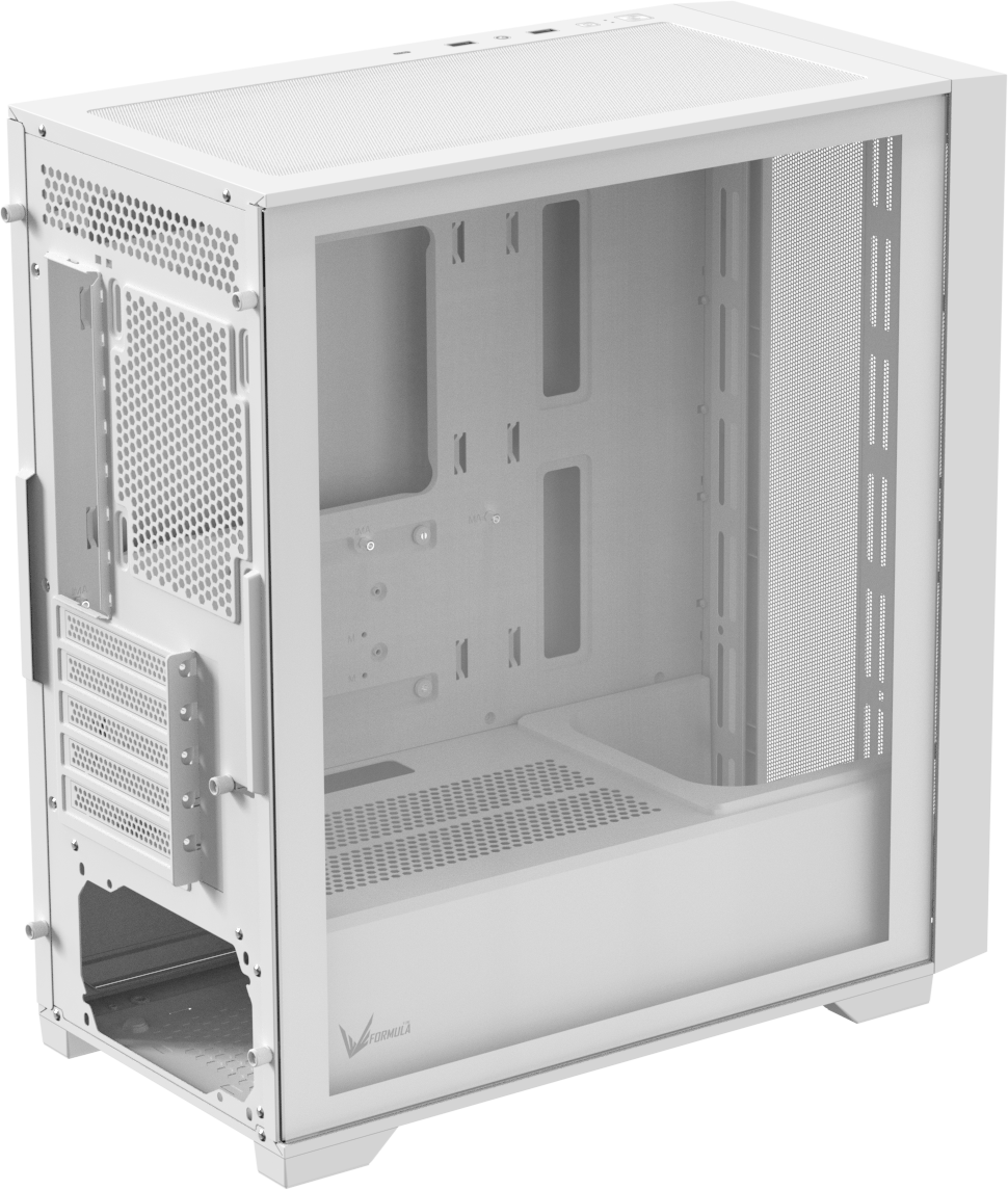 Formula V Line Case Blanco 4 Ventiladores ARGB, GX600 Plus