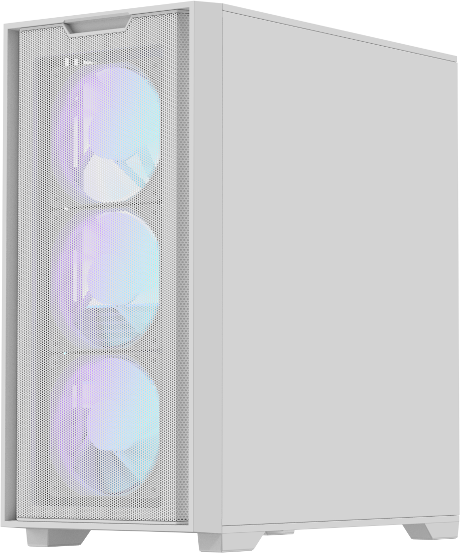 Formula V Line Case Blanco 4 Ventiladores ARGB, GX600 Plus