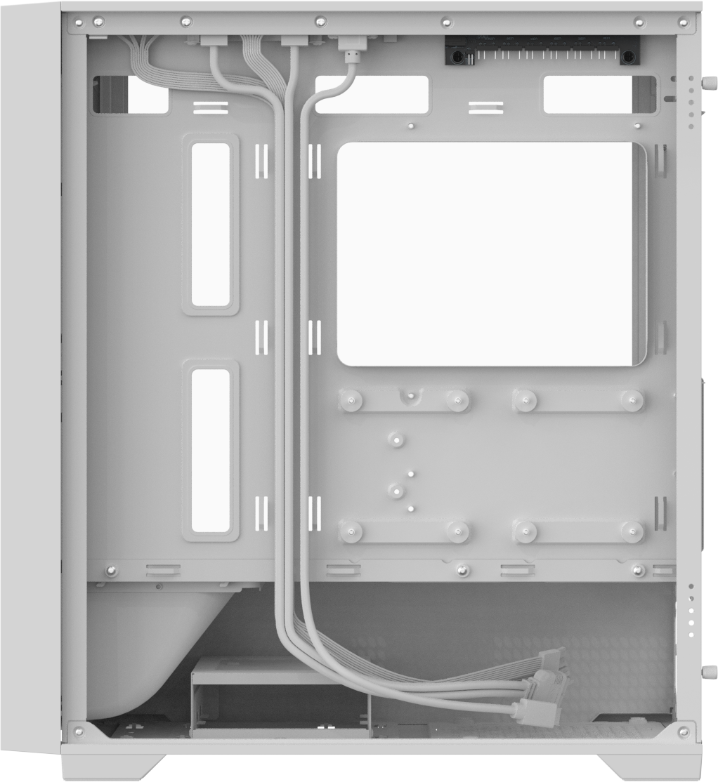 Formula V Line Case Blanco 4 Ventiladores ARGB, GX600 Plus
