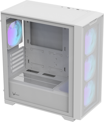 Formula V Line Case Blanco 4 Ventiladores ARGB, GX600 Plus