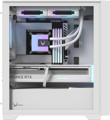 Formula V Line Case Blanco 4 Ventiladores ARGB, GX600 Plus