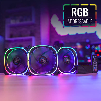 Abanico AeroCool Astro 12 Pro 12cm Hub H66F Control, ACF3-AT10217.02