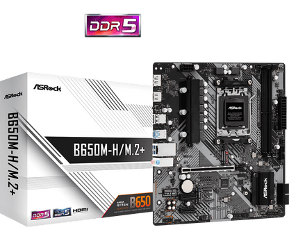 Tarjeta Madre ASRock B650M-H/M.2+ | Micro ATX | Socket AM5 | Soporte DDR5