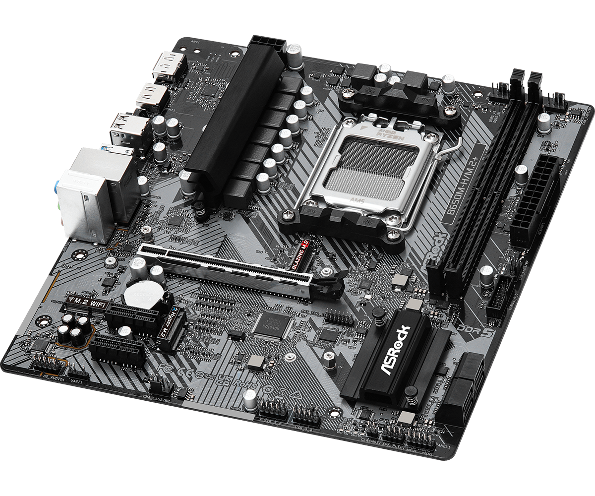 Tarjeta Madre ASRock B650M-H/M.2+ | Micro ATX | Socket AM5 | Soporte DDR5