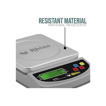 Rhino Báscula Electrónica de Precisión 3 kg 0.2 g, BAPRE-3