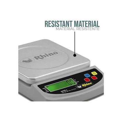 Rhino Báscula Electrónica de Precisión 3 kg 0.2 g, BAPRE-3