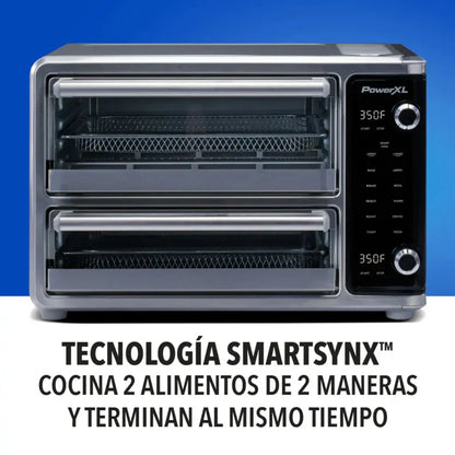 Horno y Freidora de Aire Power XL SmartSynx TO67D5-1SPLA | Doble Puerta