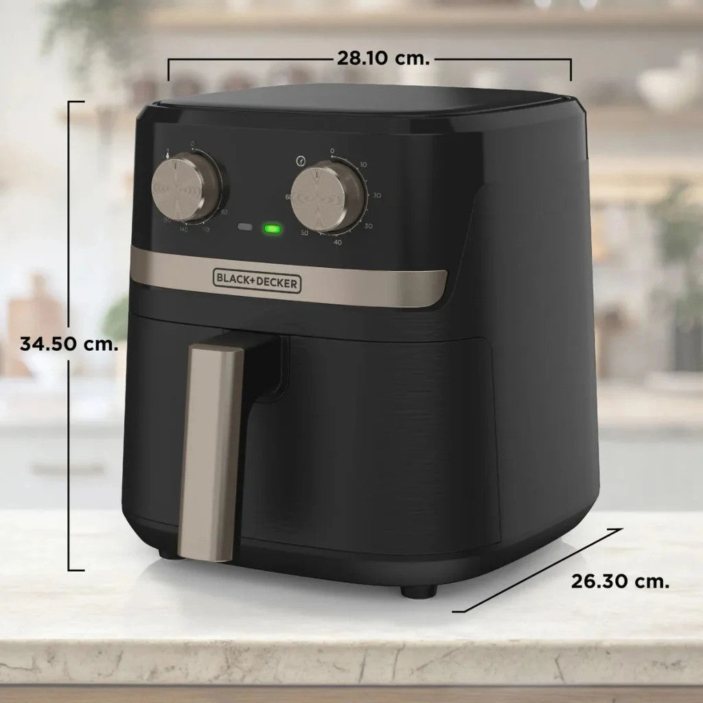 Black+Decker Freidora de Aire 4.2L 1300W, AFBD42-3BDLA