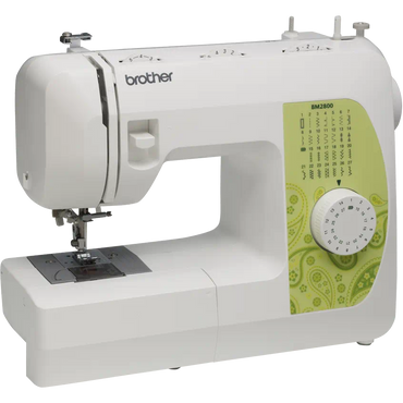 Brother BM2800 Máquina de Coser Mecánica con 27 Puntadas, 63 Funciones y Ojal Automático