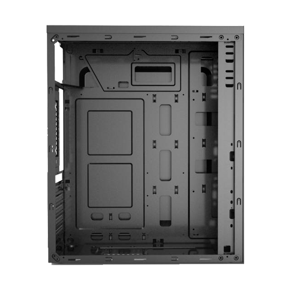 Eagle Warrior case gaming RGB CG06Z3RA001C vista de ventiladores RGB