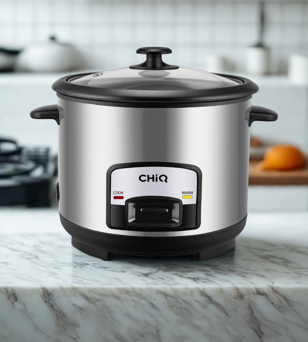 CHIQ CQXR10L1M1G Olla Arrocera 10 Tazas 1.8 L 700 W Acero Inoxidable