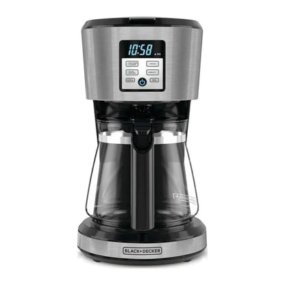 Black+Decker Cafetera Programable 12Tz, CM1331S-LA