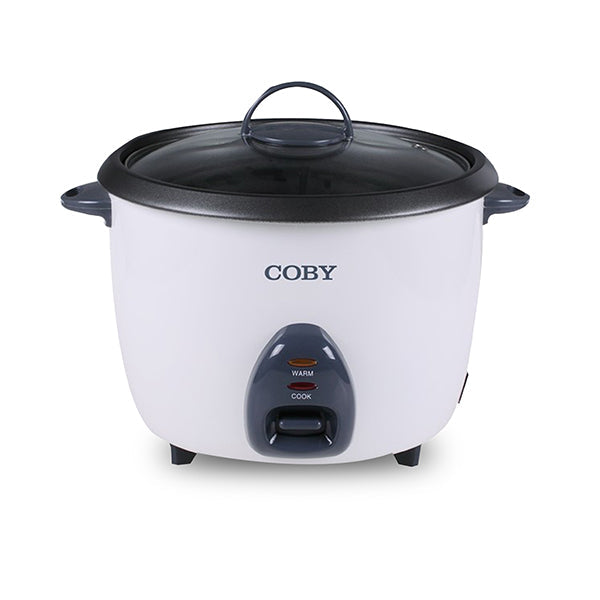 COBY Olla Arrocera 1.0L blanca CY3323-RC1A vista frontal
