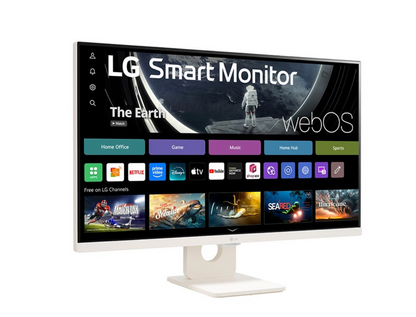 MONITOR 32'' LG 32SR50F-W 1920 x 1080 5MS 60Hz HDMI USB FHD IPS WITH WEBOS SMART