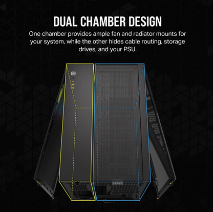 Corsair Case 2500X RGB Micro-ATX Black, CC-9011267-WW