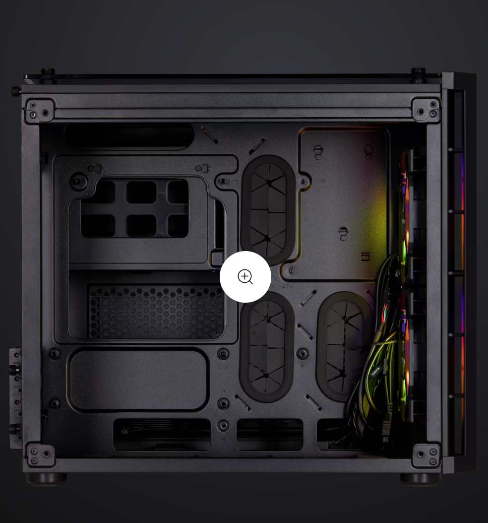 Corsair Case Crystal 280X RGB Black, CC-9011135-WW