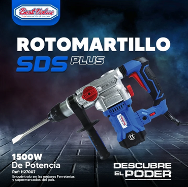Best Value Rotomartillo SDS-Plus 1500 W 5,5 J con 6 Velocidades, H27007