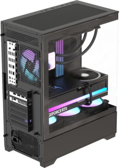Formula V Line Crystal Z1+ AR V2 negro, vista adicional del gabinete