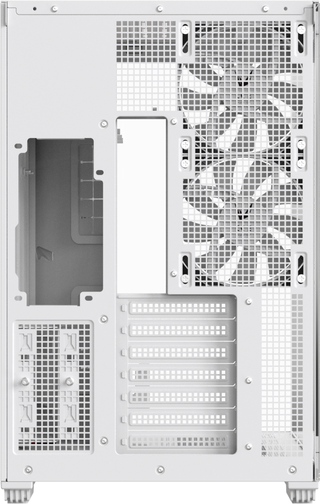 Formula V Line Case Blanco 5 Ventiladores ARGB, Crystal Z7 PA