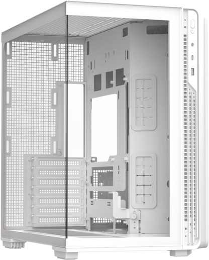 Formula V Line Case Blanco 5 Ventiladores ARGB, Crystal Z7 PA