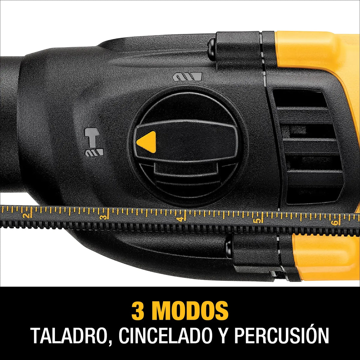DEWALT rotomartillo D25260K-B3 3 modos de manejo