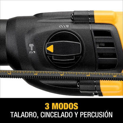 DEWALT rotomartillo D25260K-B3 3 modos de manejo