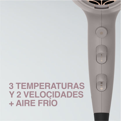Secadora Remington Collagen and Biotin Therapy D26A-110F | 1900W | Tecnología Iónica con Turmalina | 3 Ajustes de Temperatura | 2 Velocidades | Golpe de Aire Frío