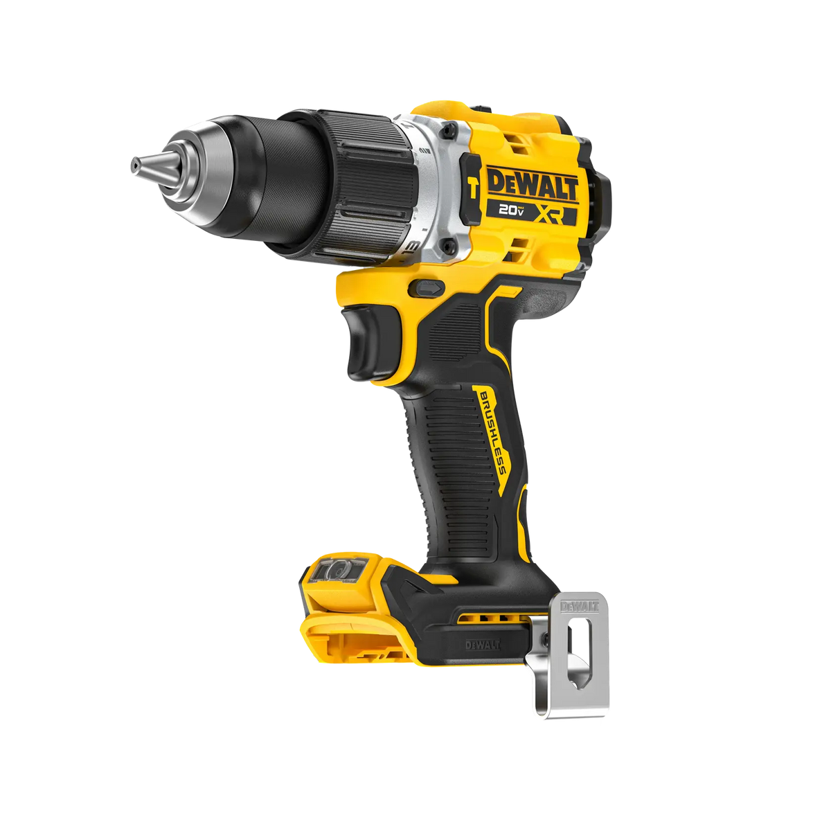 DEWALT taladro percutor DCD806D2-B3 vista lateral