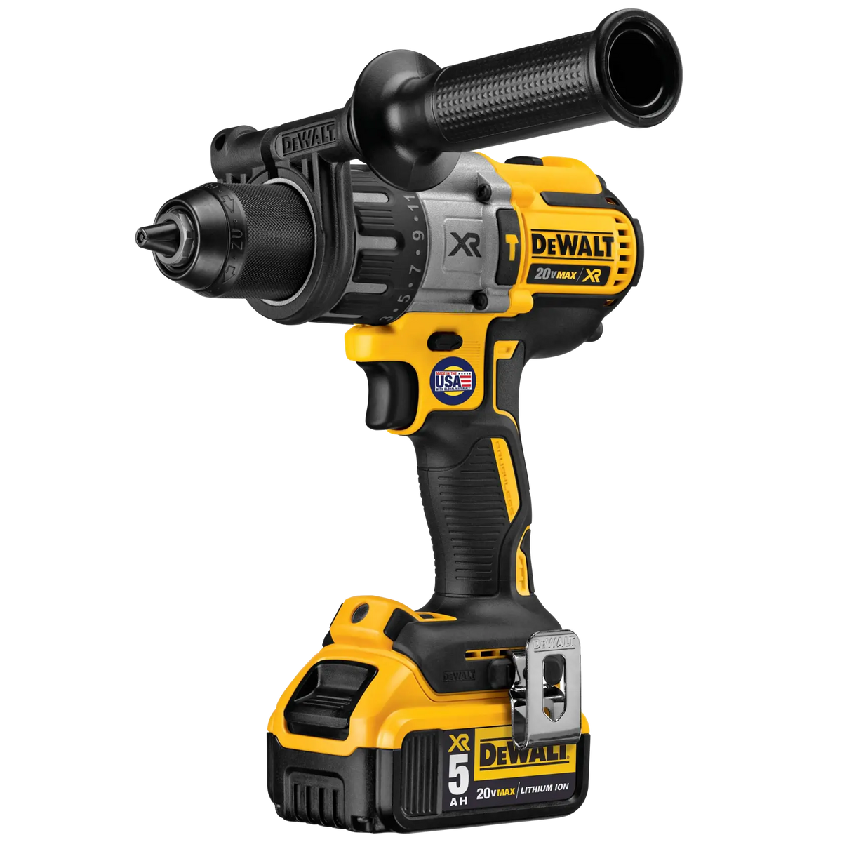 DEWALT DCD996P2 taladro percutor con mango lateral de 360 grados