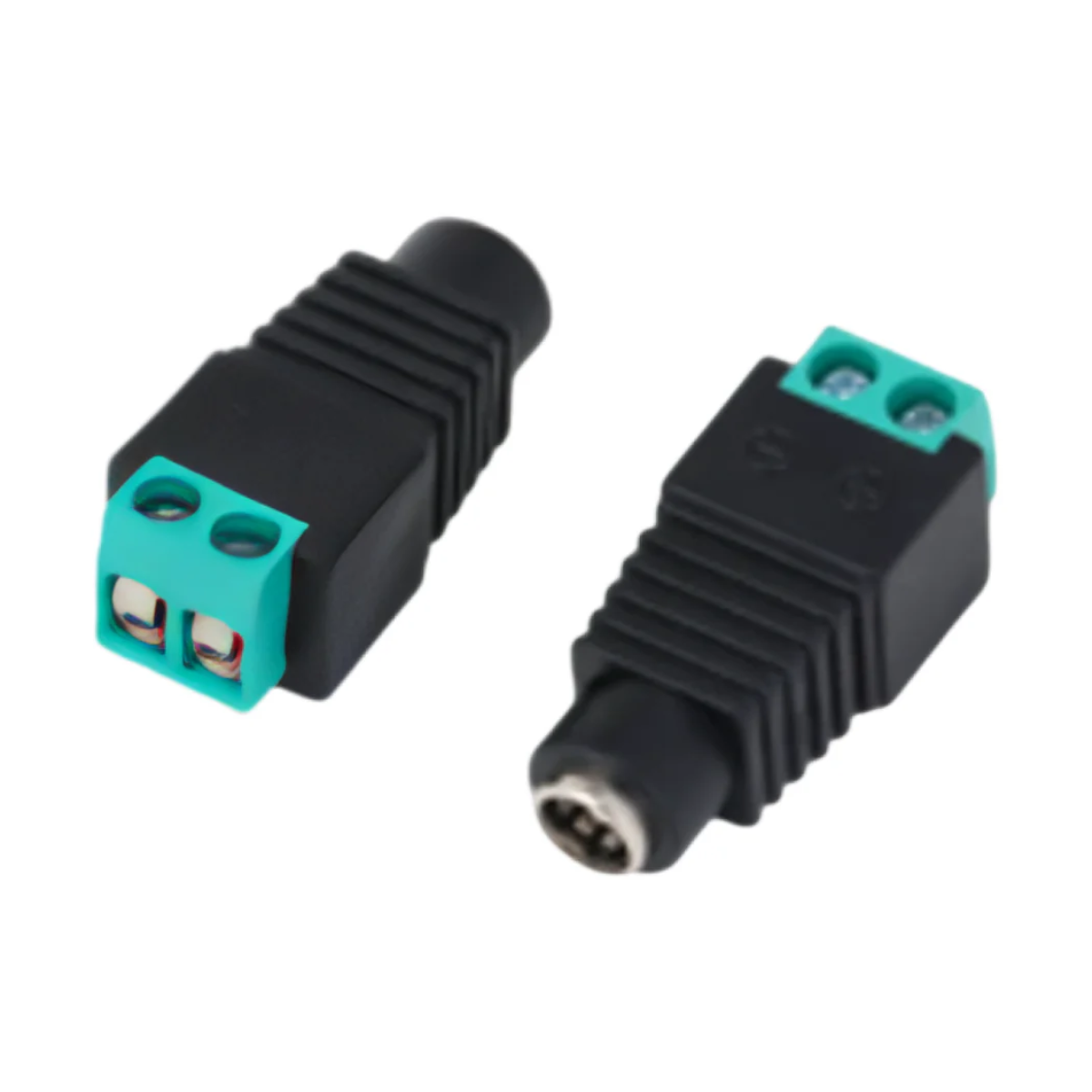 Conector de alimentación DC hembra Dahua PFM979-DCS vista frontal del paquete de 50 unidades