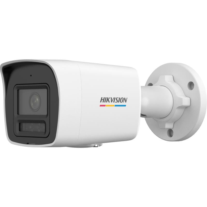Cámara Bullet Hikvision DS-2CD1067G3-LIU vista frontal con lente 6MP y tecnología Smart Hybrid Light