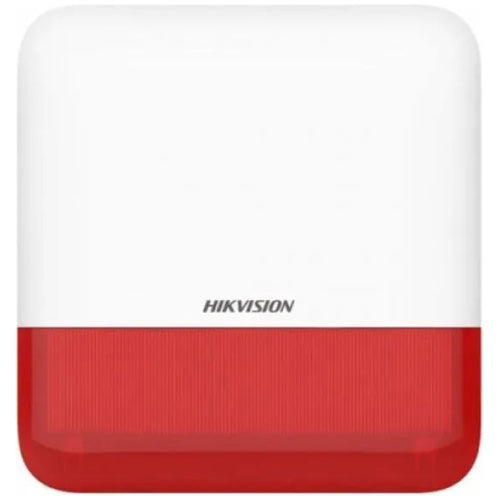 Sirena Externa Inalámbrica Hikvision DS-PS1-E-WB | 110dB | 1600m RF | IP65 | 433MHz