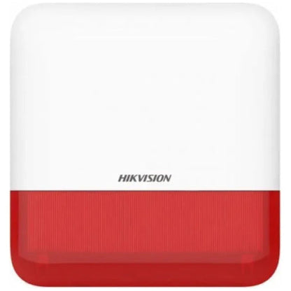 Sirena Externa Inalámbrica Hikvision DS-PS1-E-WB | 110dB | 1600m RF | IP65 | 433MHz