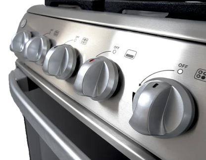 GRS Cocina de Gas 30" con 6 Quemadores Sellados y Encendido Eléctrico, GSG30L4X0