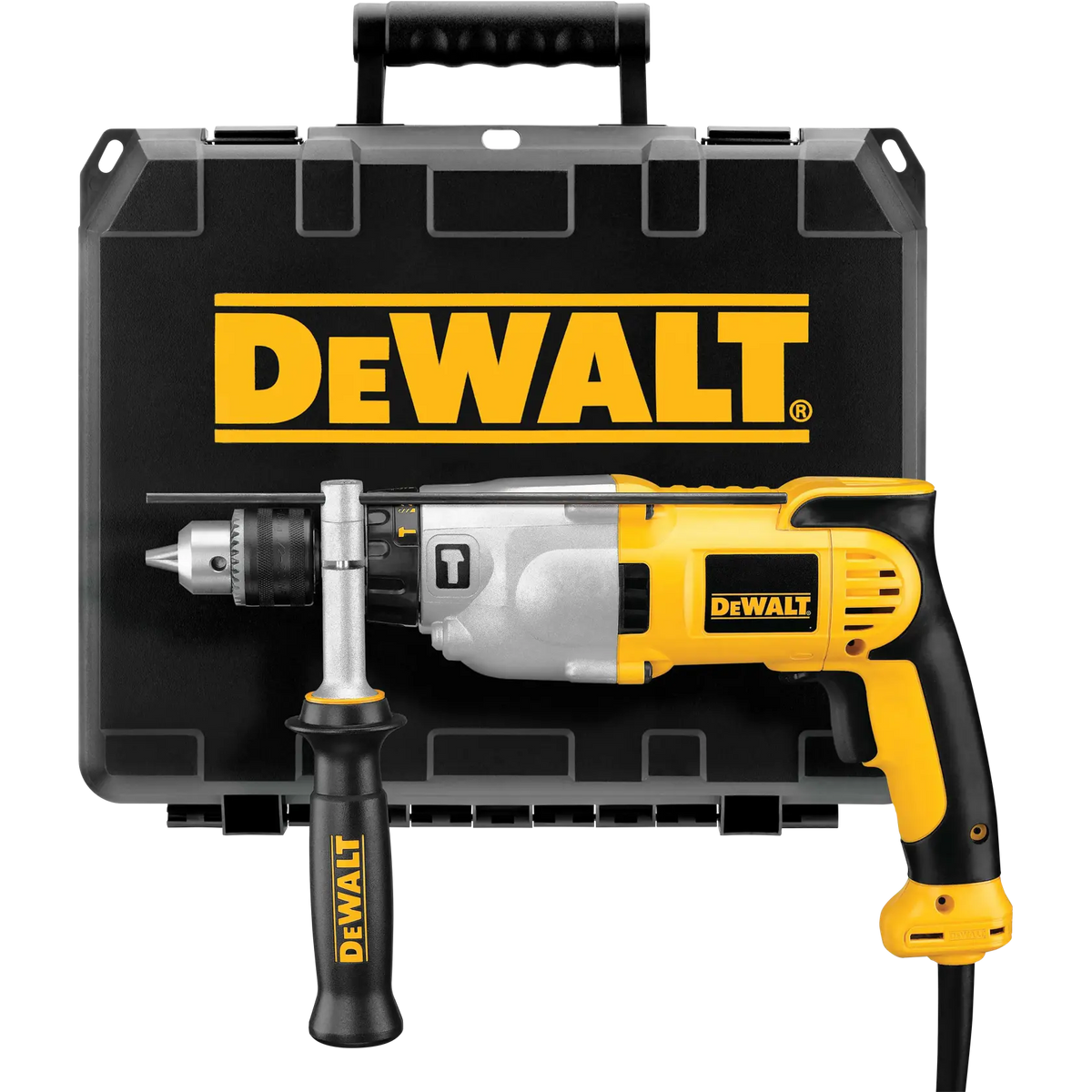DEWALT DWD520K taladro percutor 1/2 pulgadas 10A, con maleta de transporte