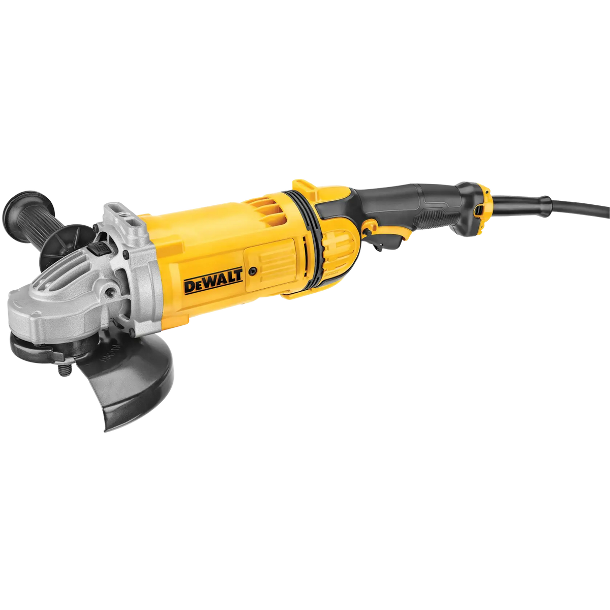 DEWALT esmeriladora angular 7 pulgadas DWE4557-B3 vista lateral