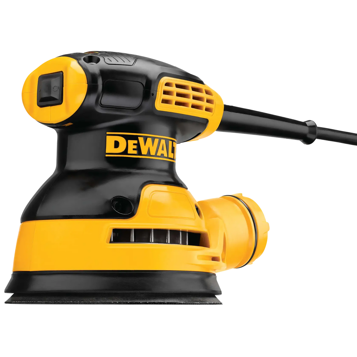 DEWALT lijadora orbital DWE6421-B3 detalle del interruptor