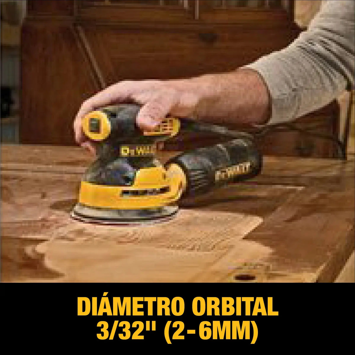 DEWALT lijadora orbital DWE6421-B3 diametro orbital