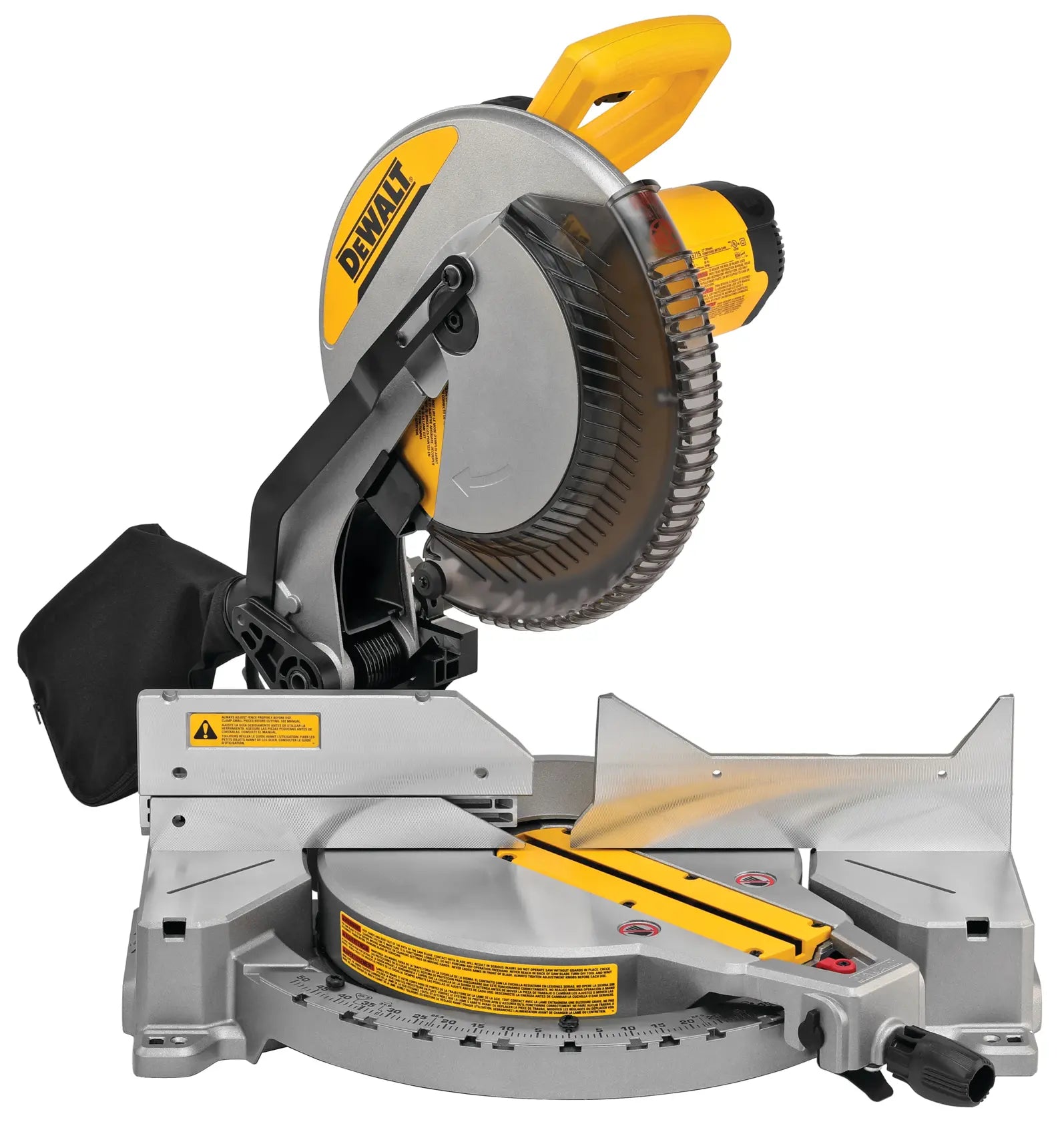 DEWALT DWS715 sierra ingletadora 12 pulgadas 15A, vista frontal