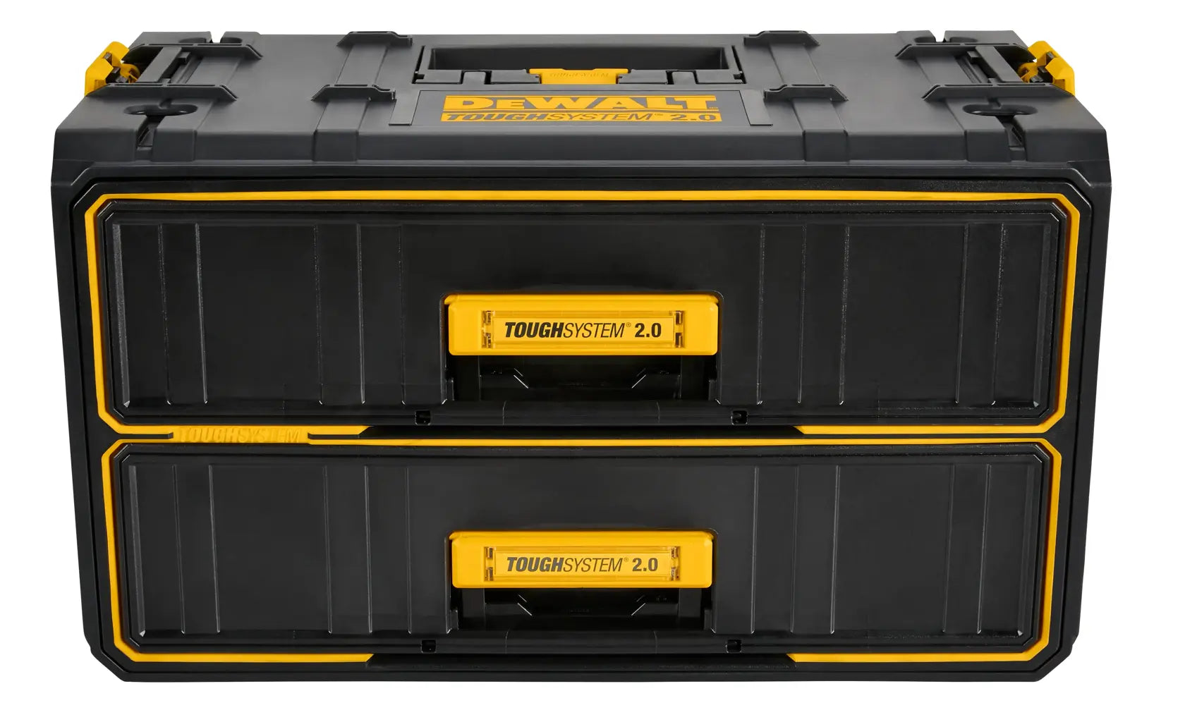 DeWalt cajonera 2 gavetas ToughSystem 2.0 DWST08320 vista frontal