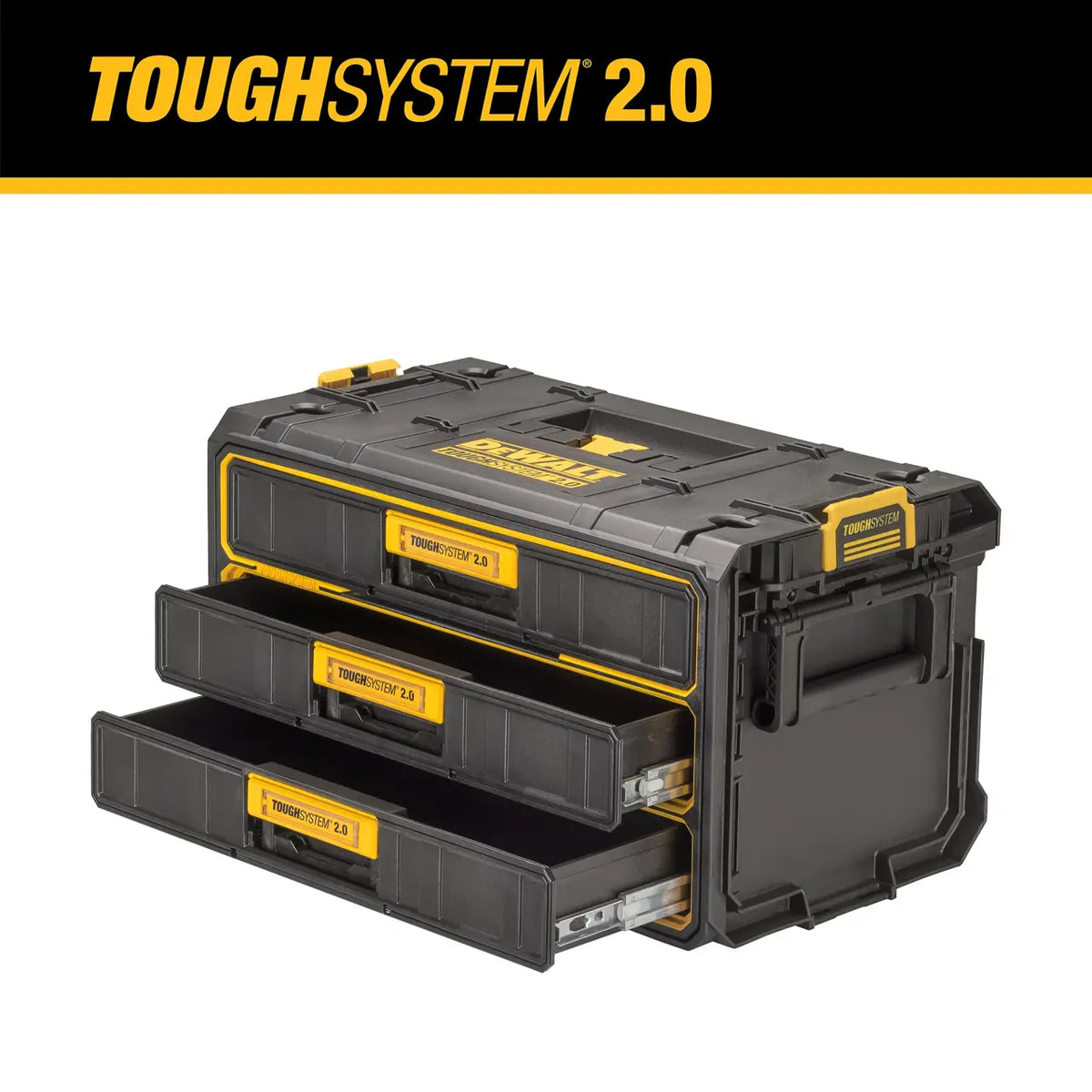 De Walt Cajonera 3 gavetas ToughSystem 2.0, DWST08330
