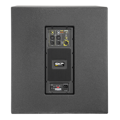 SKP DX18S subwoofer activo 18 pulgadas - panel de conexiones