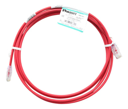 Panduit UTP28X5RD Patch Cord TX6A™ Cat6A UTP 28 AWG Rojo de 5 pies