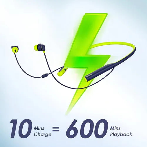 Detalle de auriculares Oraimo Neklace Lite con certificación IPX4 resistente al agua