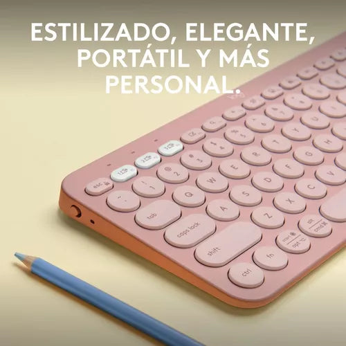 Logitech Teclado Inalámbrico Bluetooth, Pebble Keys 2 K380S