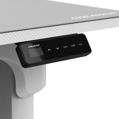 Cougar Escritorio Gaming Eléctrico White, E-Grav 160