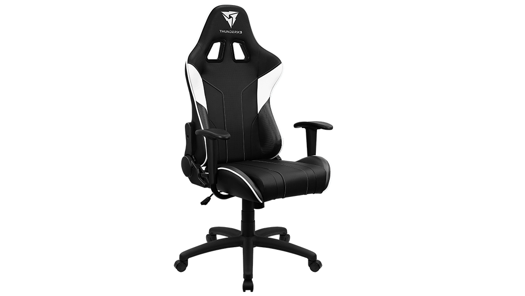 Respaldo reclinable silla gaming ThunderX3 EC3 con logo