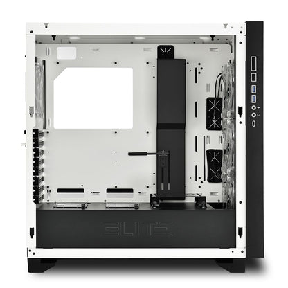 Case Sharkoon ELITE SHARK CA300T | Mid Tower | ATX | White | Vidrio templado | ARGB