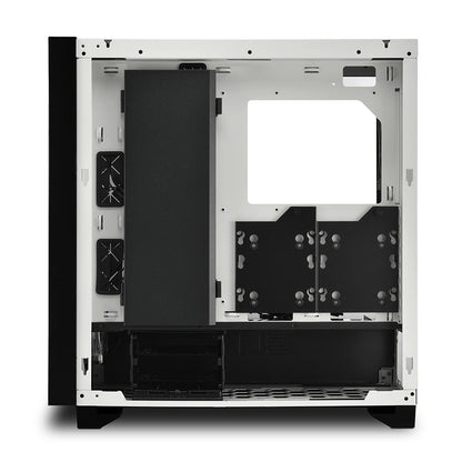 Case Sharkoon ELITE SHARK CA300T | Mid Tower | ATX | White | Vidrio templado | ARGB